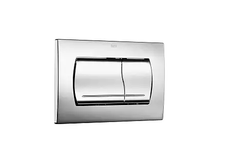 Кнопка смыва Roca ACTIVE PL 52B для ПЭК, хром глянец (7.8901.1.50B.1)