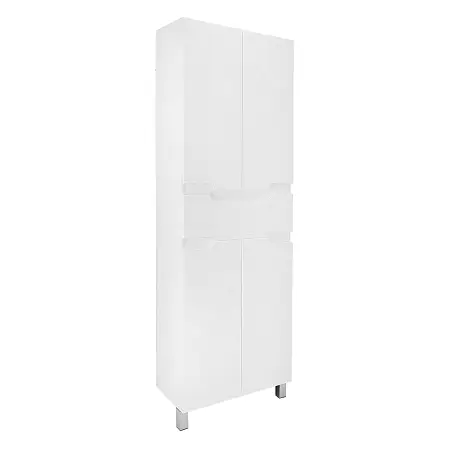 Пенал напольный Azario KANTRI 60/1 600х30х1900, белый глянец (CS00097266)