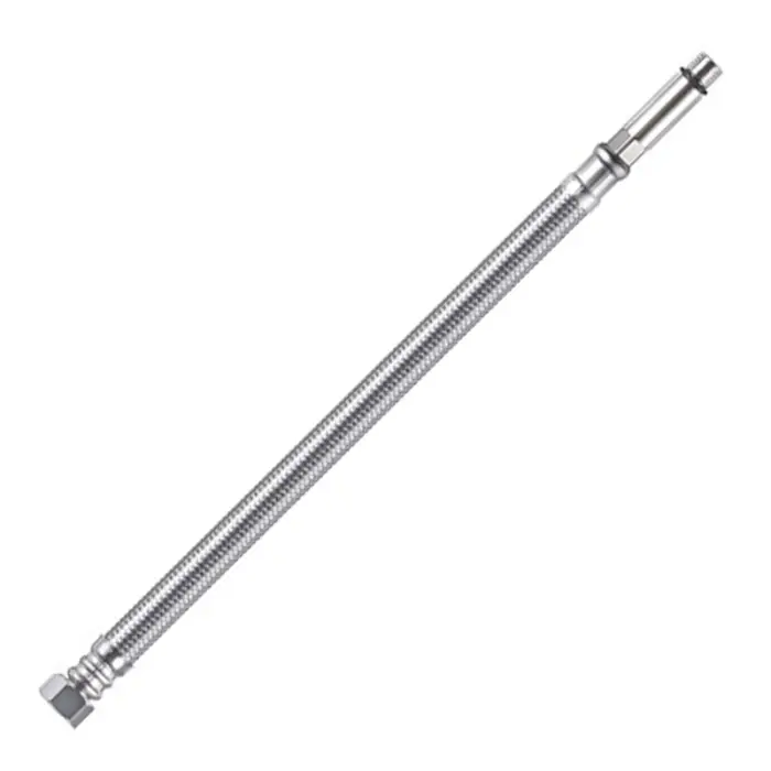 Гибкая подводка Tucai 1/2-M10x1 L37, 60см, в стальной оплетке для смесителя, вн. - нар. (4637)