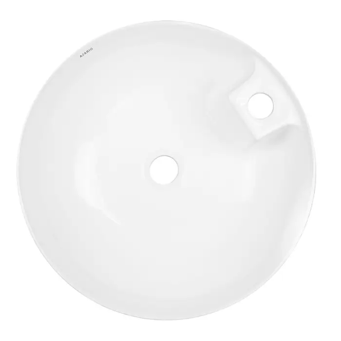 Раковина накладная Azario 445х445х150 круглая, белый матовый (AZ-3218)