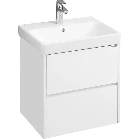 Тумба под раковину Aquaton Сканди 55 532x510x427 подвесная, белая (1A251701SD010)