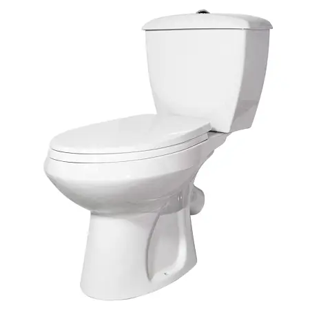 Унитаз-компакт Элисса Стандарт боковой подвод, с сиденьем, белый (43301130302)