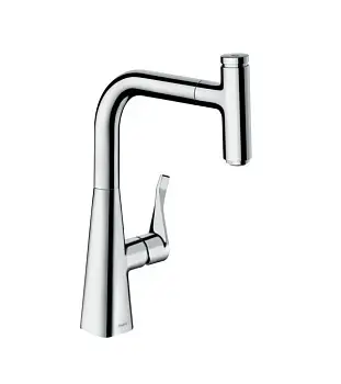 Смеситель для кухни Hansgrohe Metris Select M71, однорычажный, хром (14857000)