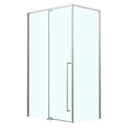 Душевое ограждение Azario MALE 1000х1000х1950 прозрачное стекло 6 мм, профиль хром (AZ-J50-100-CH-CL)