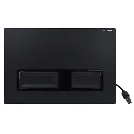 Кнопка смыва AZARIO NEW инфракрасный сенсор, механическая, черный матовый (AZ-008.04) 