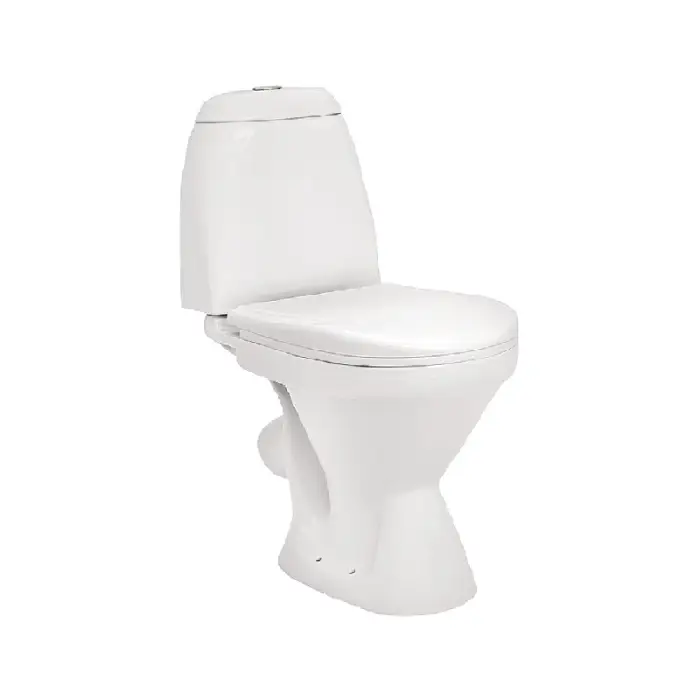 Унитаз-компакт Santek Римини напольный, с сиденьем полипропилен, белый (1.WH11.1.758)